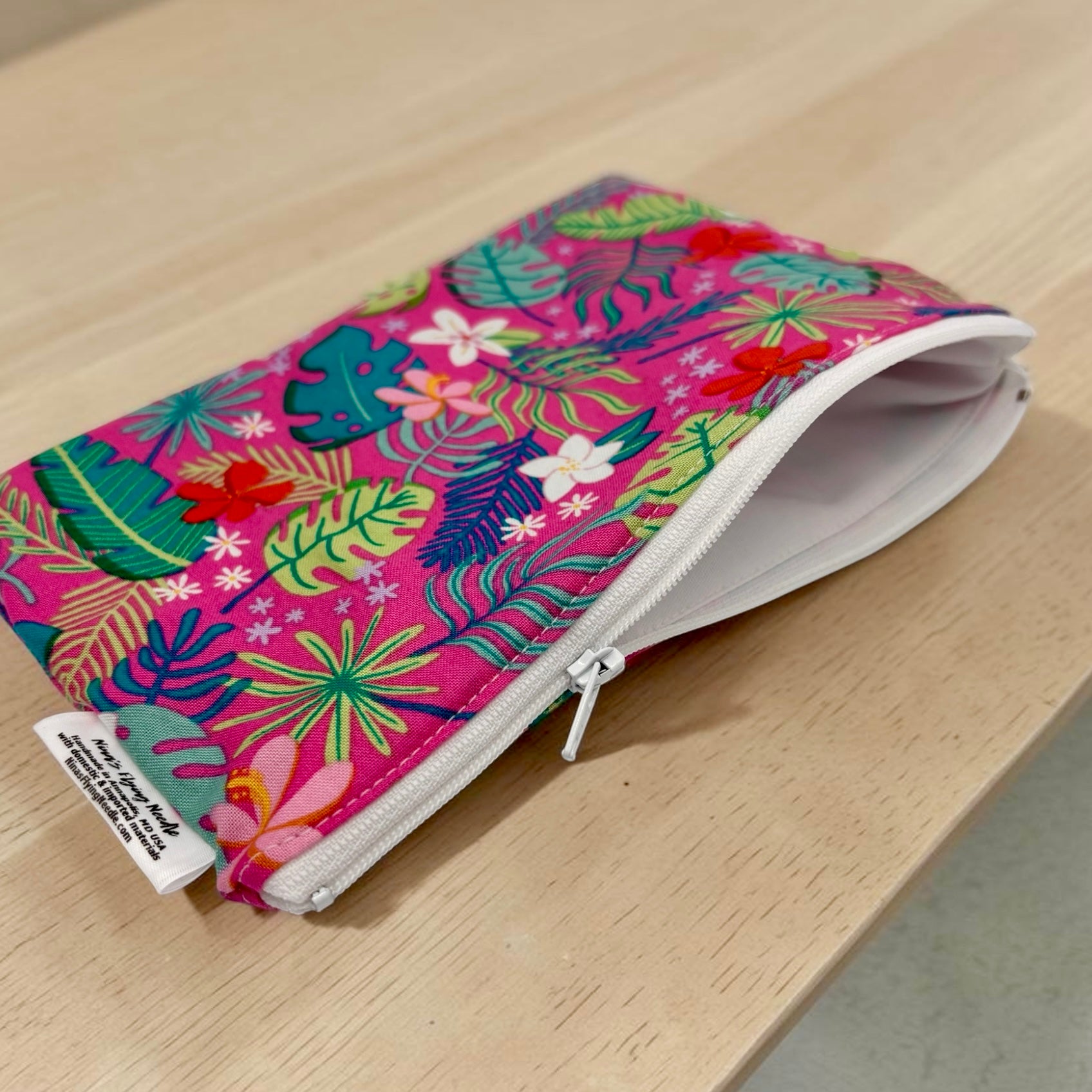 Snack Sized Reusable Zippered Bag Tropical