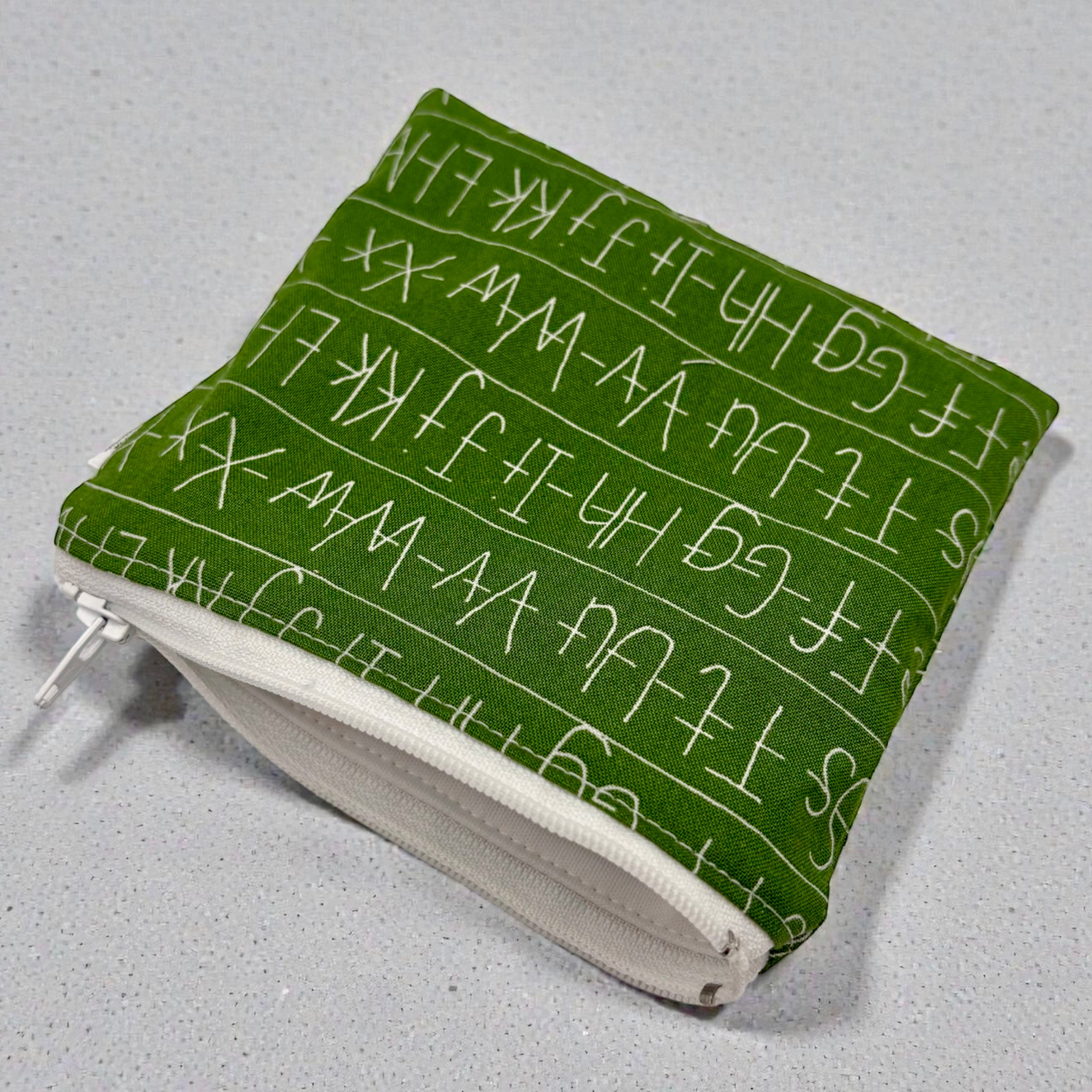 Toddler Sized Reusable Zippered Bag ABCs