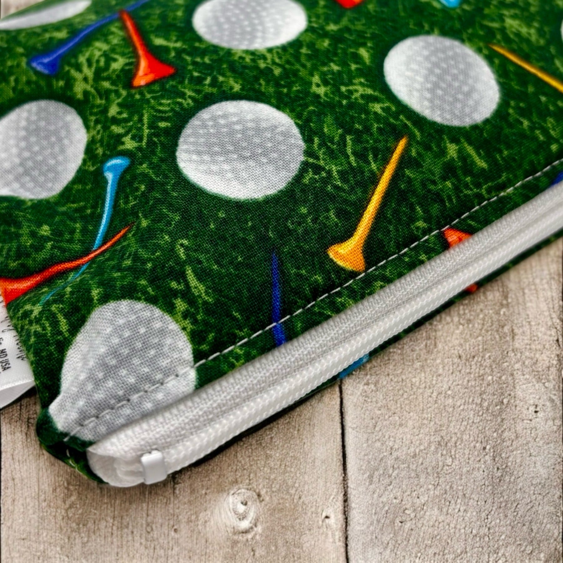 Snack Sized Reusable Zippered Bag Golf