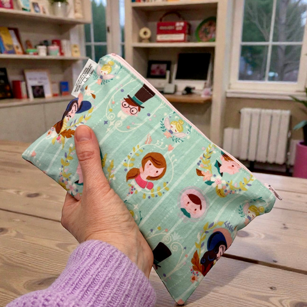 Snack Sized Reusable Zippered Bag Dolphins