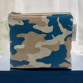 Toddler Sized Reusable Zippered Bag Camo Navy
