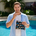 Sandwich Sized Reusable Zippered Bag Sharks