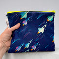 Sandwich Sized Reusable Zippered Bag Spaceship