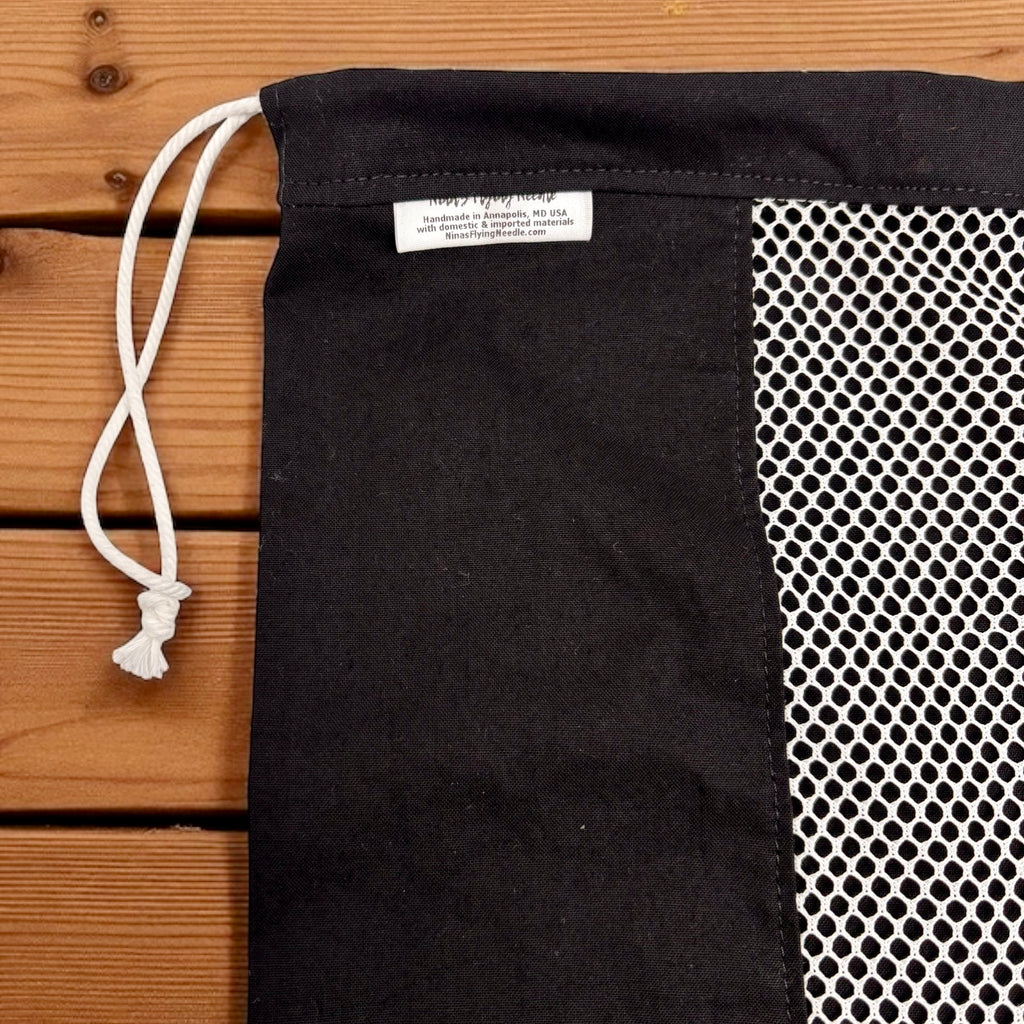 Large Produce Bag Solid Black