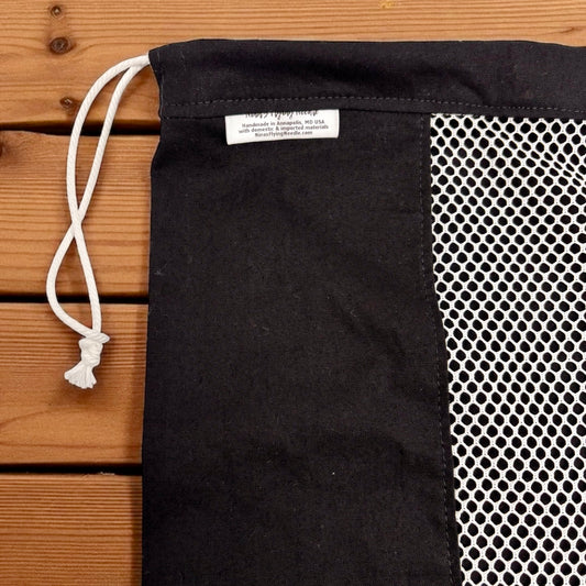 Large Produce Bag Solid Black