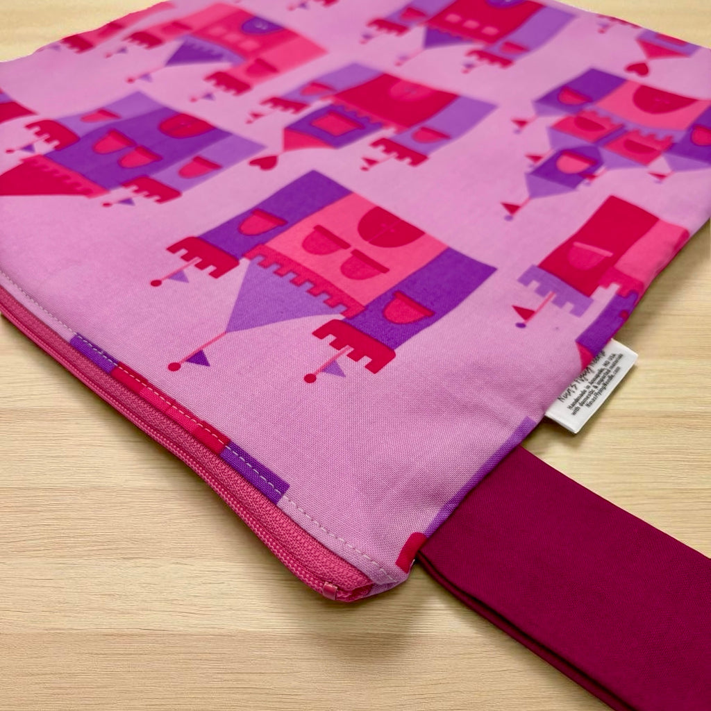 Large Wet Bag with Handle Castles