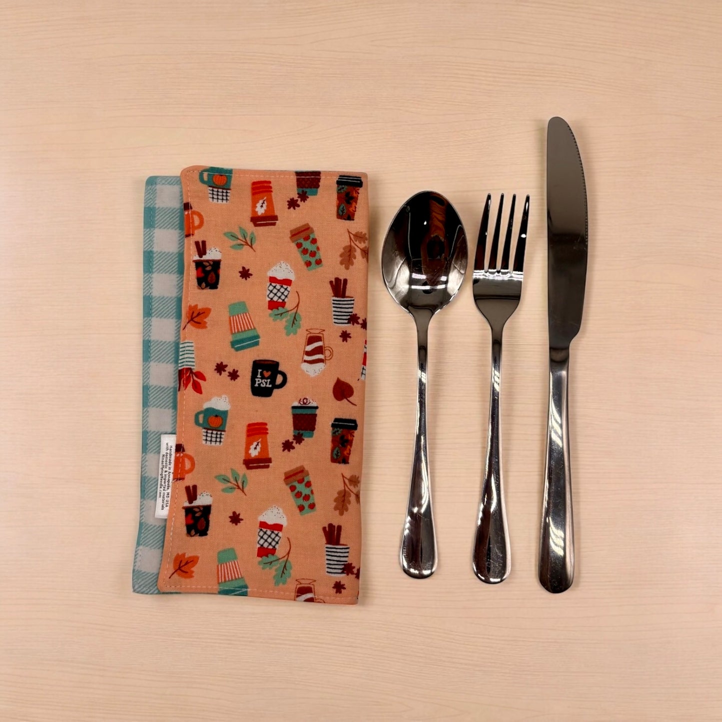 Reusable Napkins - Pumpkin Spice Latte