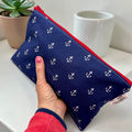 Travel Sized Wet Bag Anchors on Navy