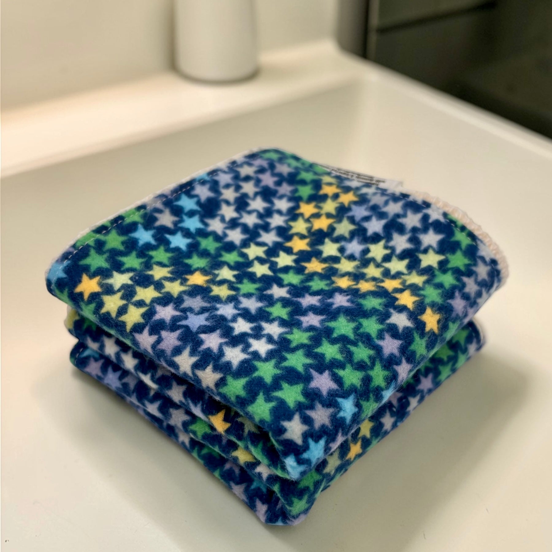 Wash Cloth - Regular - Stars in Blue