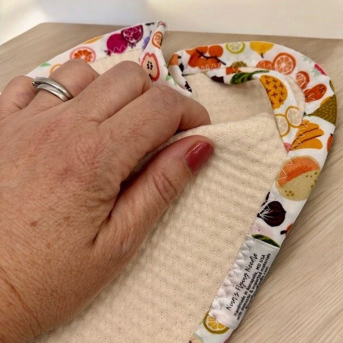 Set of 2 Reusable STANDARD Paper Towels - Lemons and Parrots