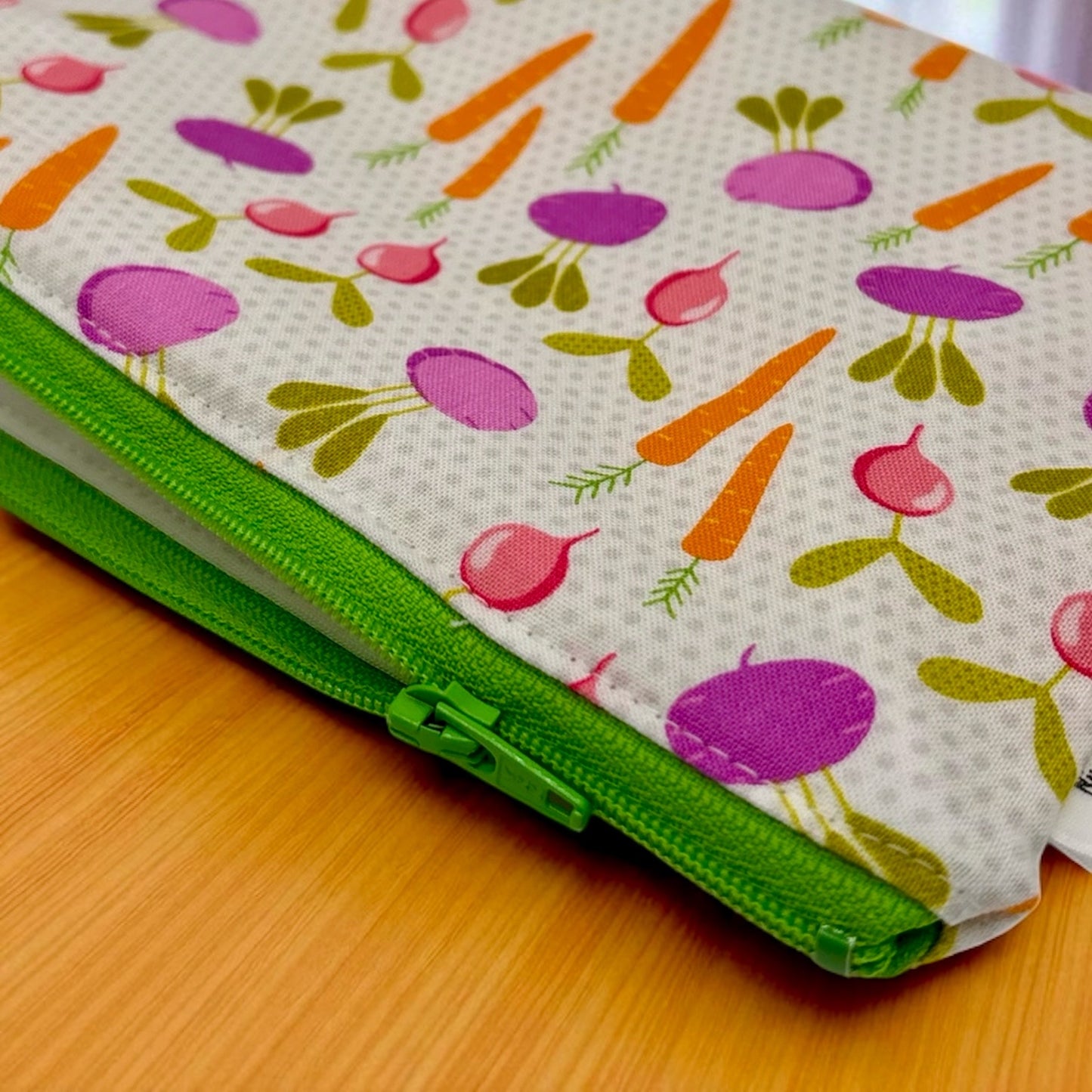 Snack Sized Reusable Zippered Bag Veggies