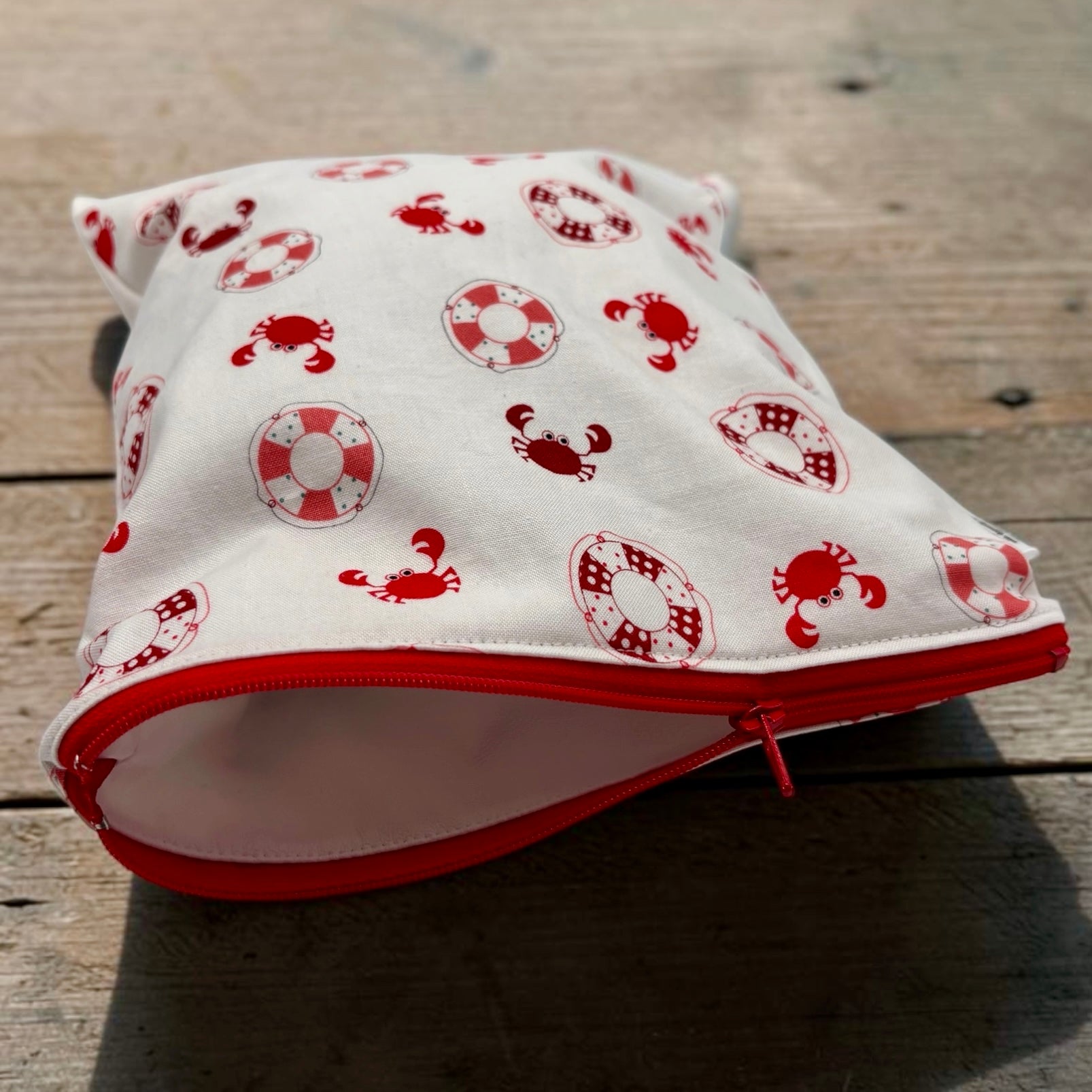 Medium Sized Wet Bag Crabs and Lifesavers