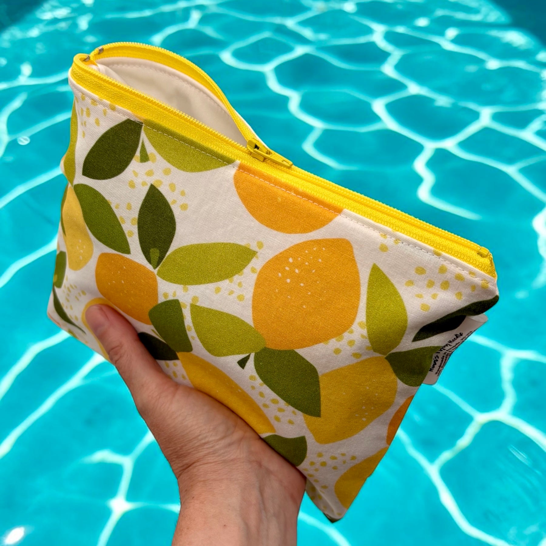 Small Sized Wet Bag Lemons Geometric