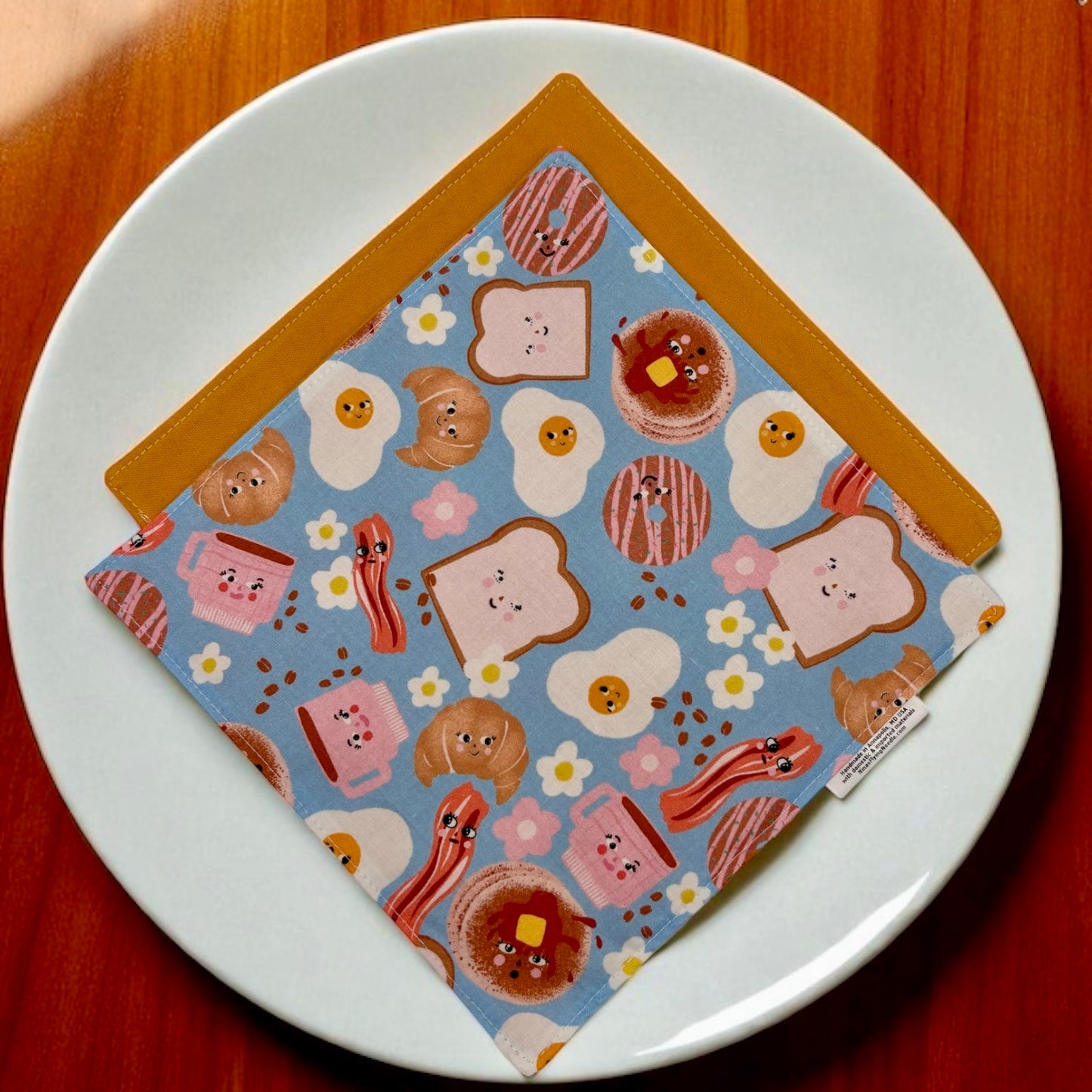 Reusable Napkins - Breakfast