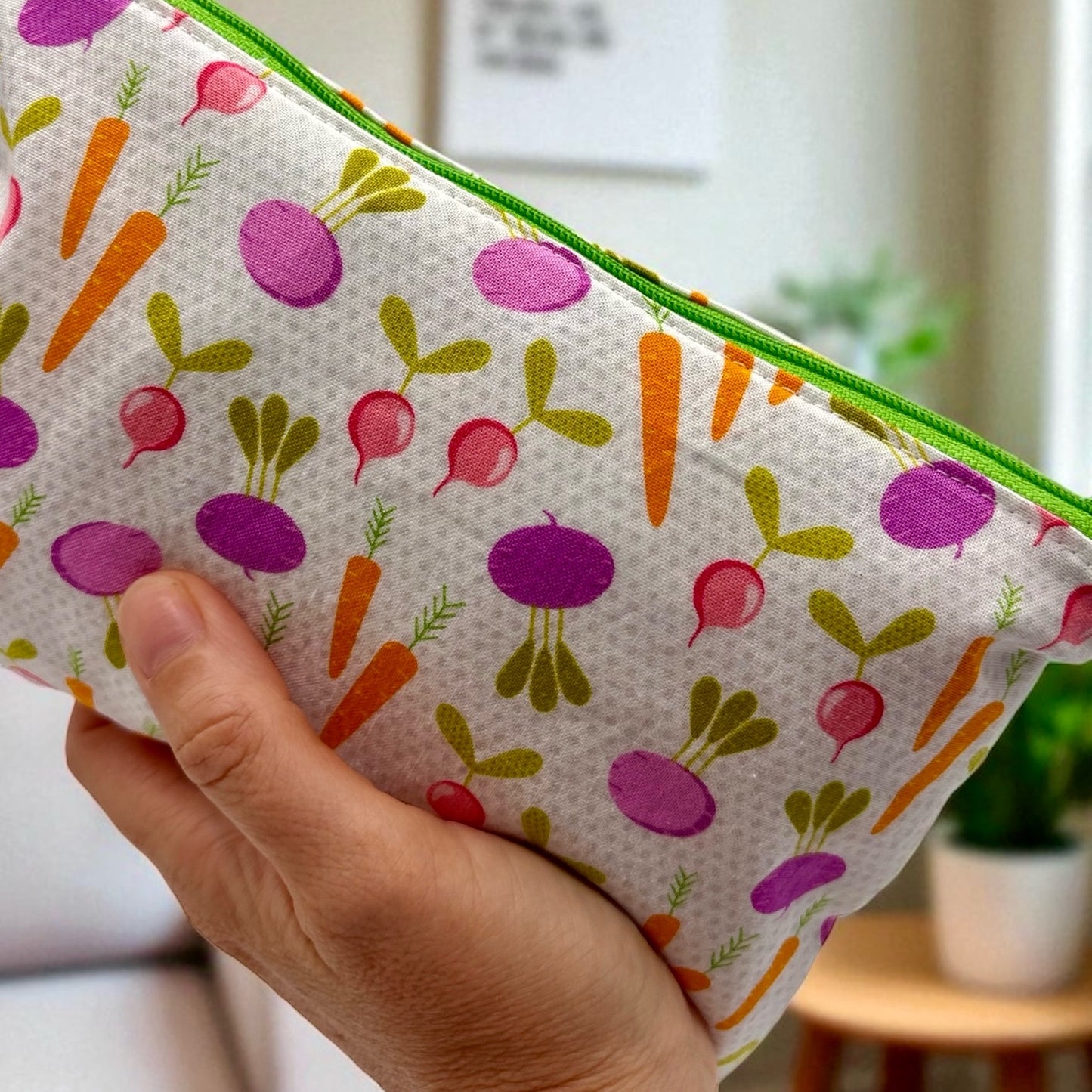 Snack Sized Reusable Zippered Bag Veggies