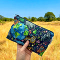 Snack Sized Reusable Zippered Bag Planet Earth