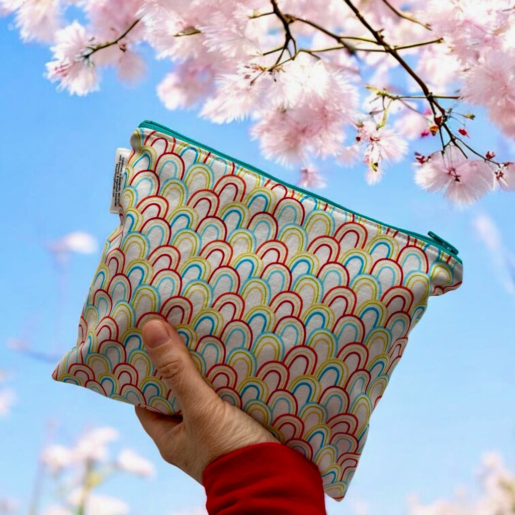 Sandwich Sized Reusable Zippered Bag UFOs and Rockets