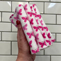 Wash Cloths - Minis - Butterflies - Pink