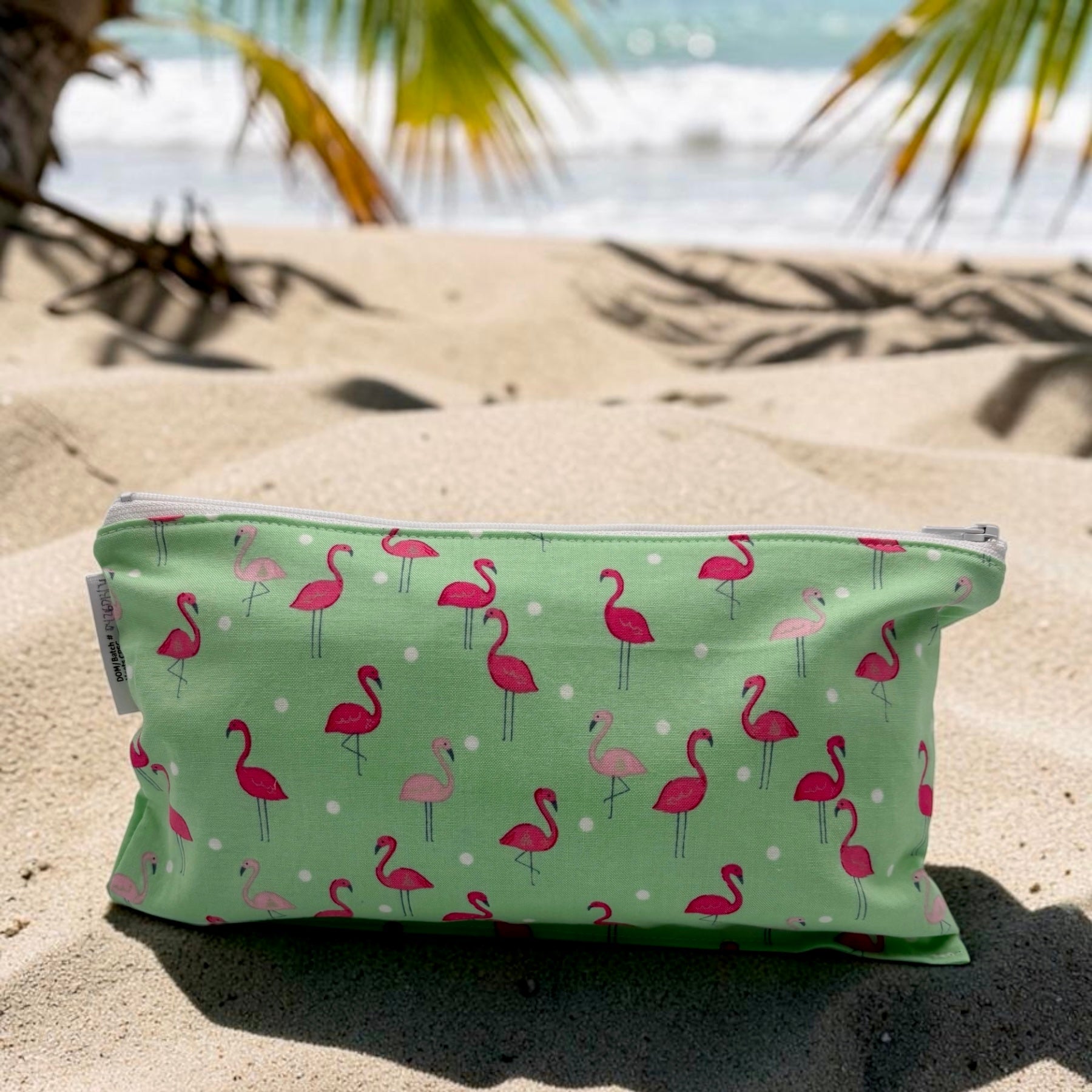 Travel Sized Wet Bag Flamingos