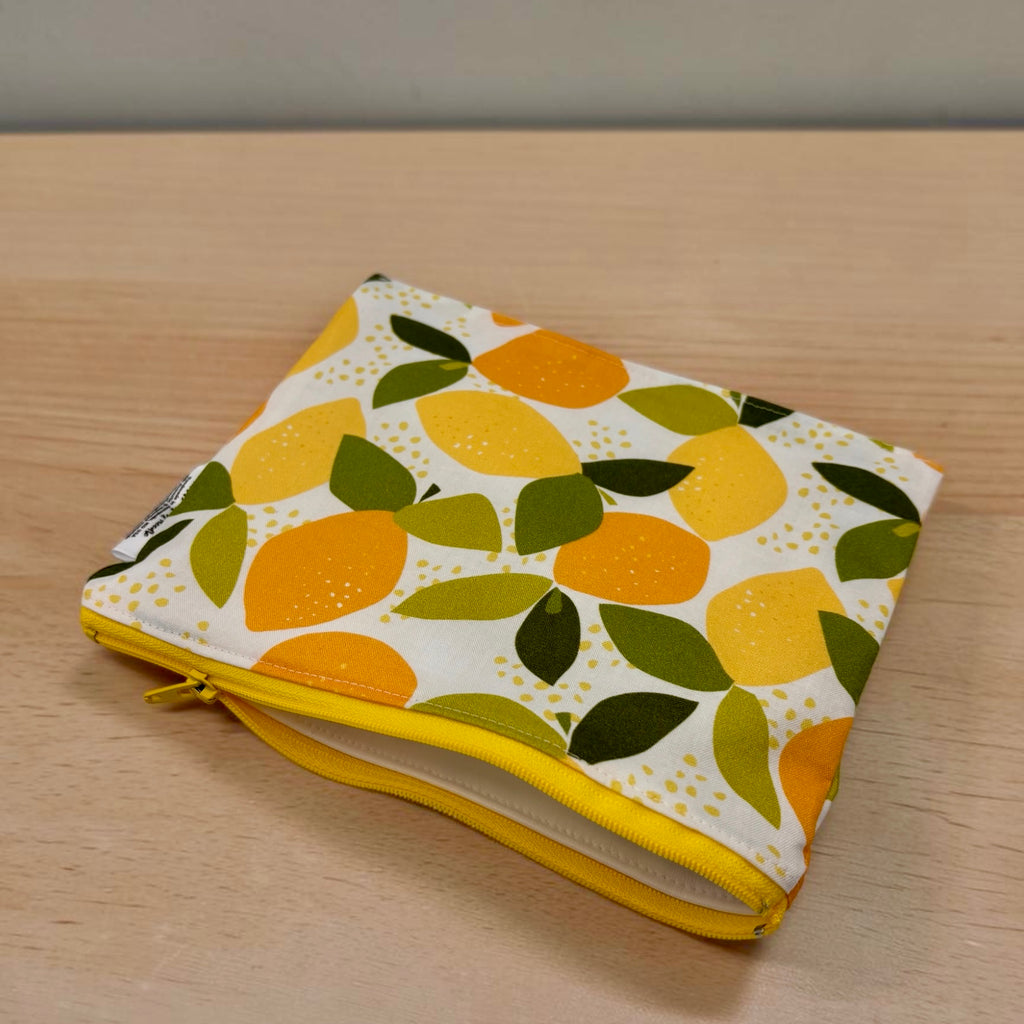 Small Sized Wet Bag Lemons Geometric