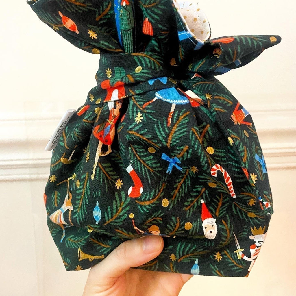 Going All Out Gift Bag - Golden Christmas Trees
