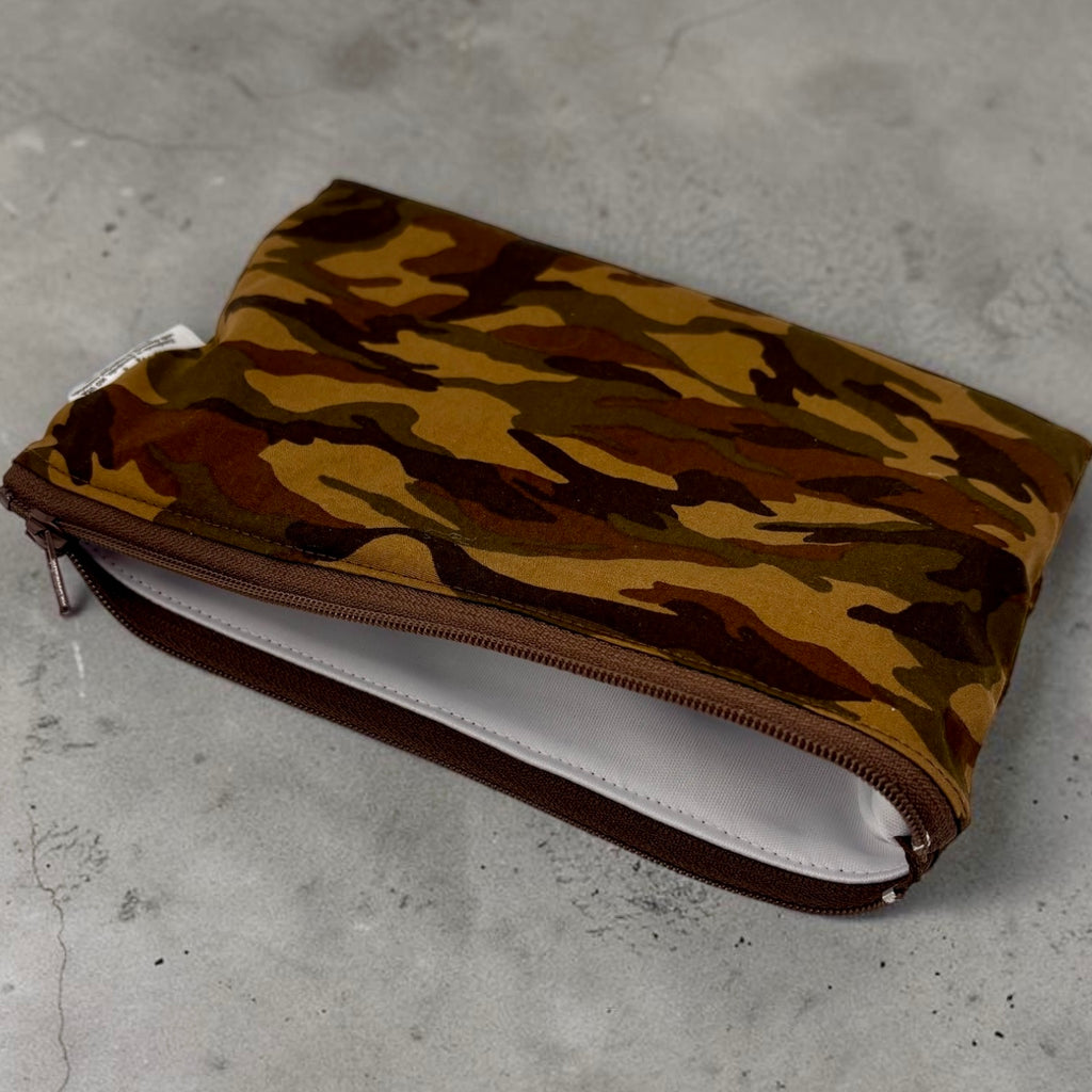 Snack Sized Reusable Zippered Bag Camo