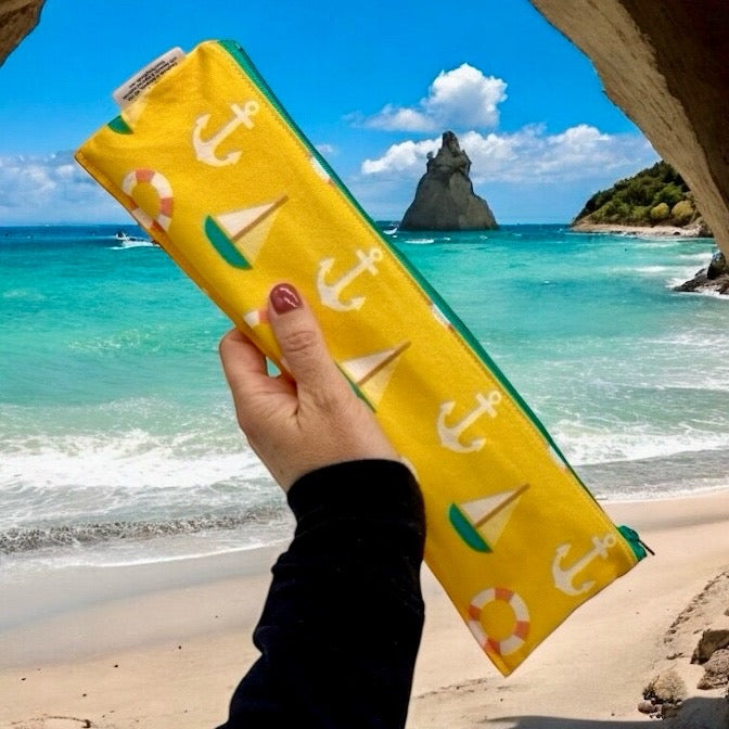 XXL Sized Reusable Straw Sailboats and Anchors