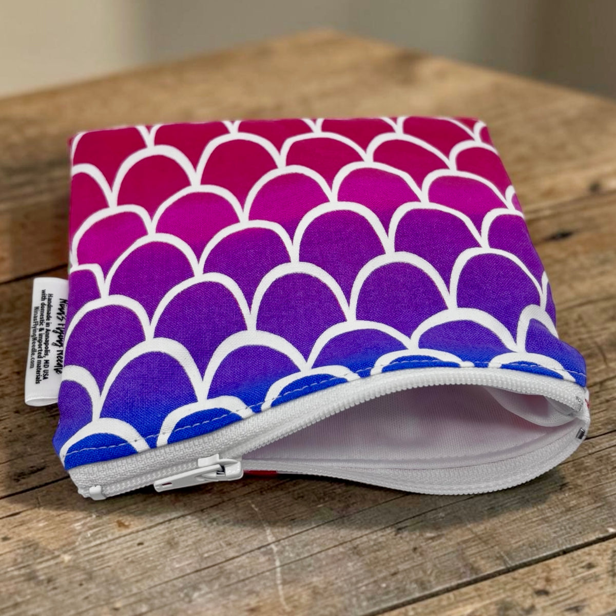 Toddler Sized Reusable Zippered Bag Scales Bright