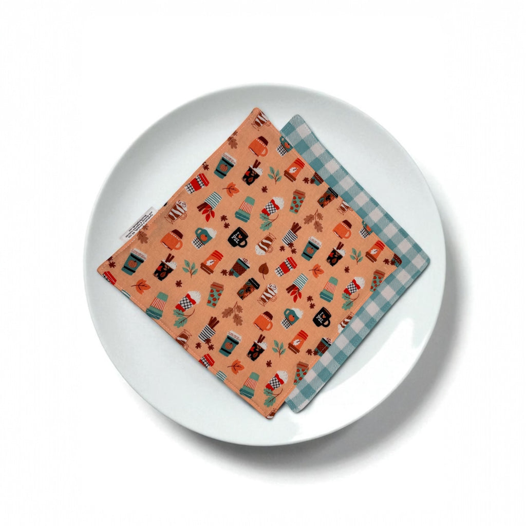 Reusable Napkins - Pumpkin Spice Latte