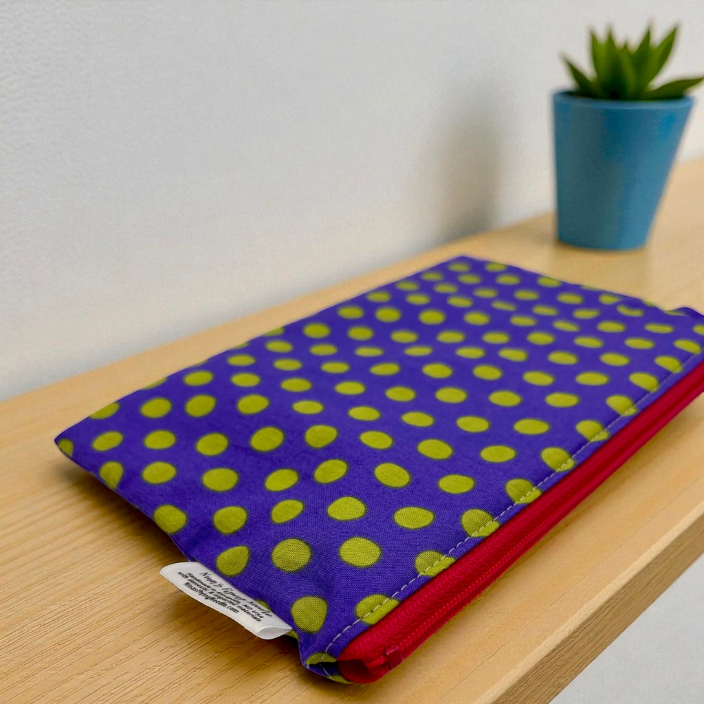 Snack Sized Reusable Zippered Bag Basketball