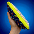 Knick Knack Sized Reusable Zippered Bag Rockets/Stars Combo Print