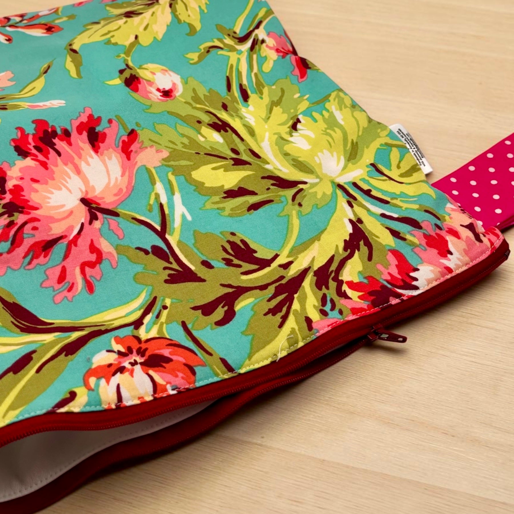 Large Wet Bag with Handle Floral Large