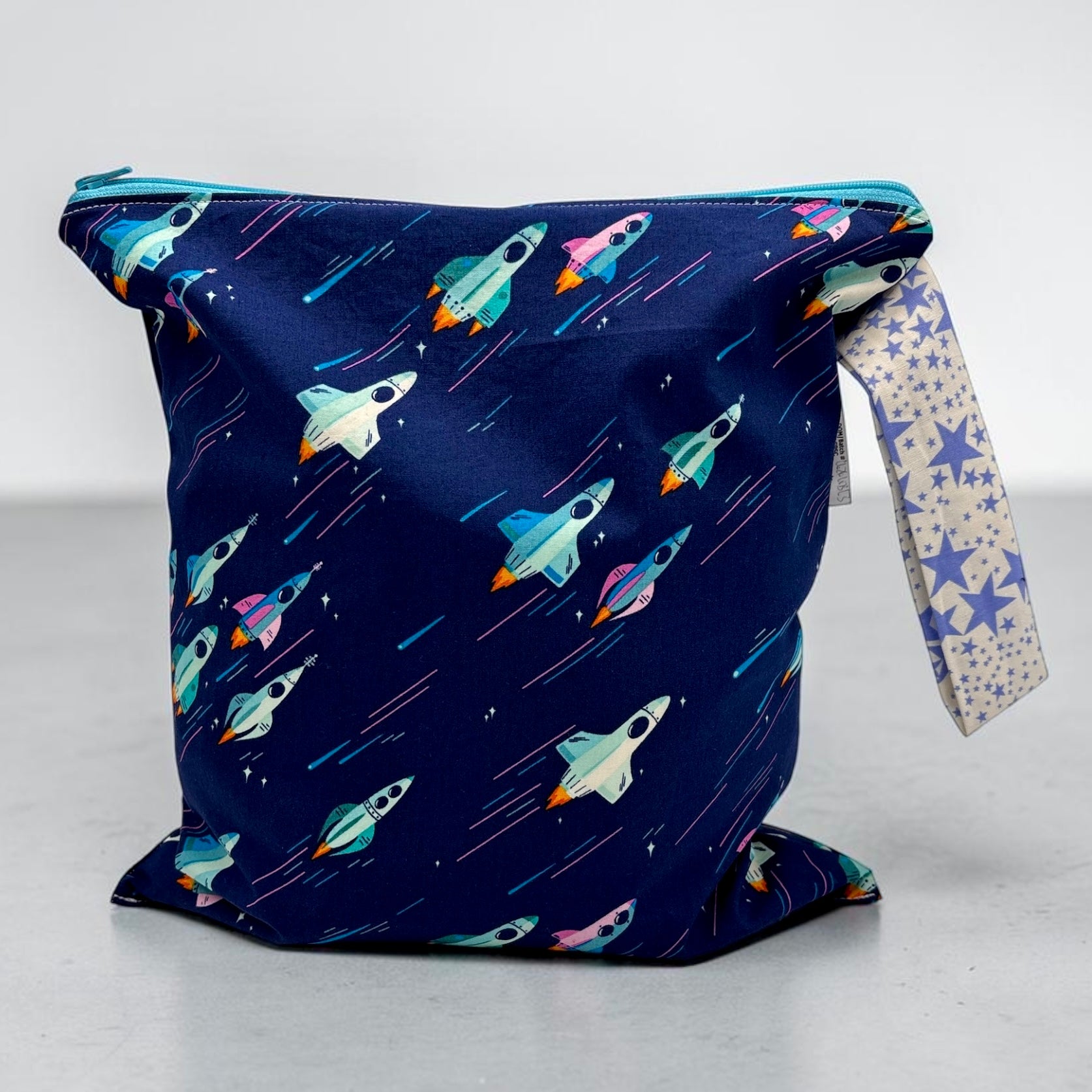 Large Wet Bag with Handle Space Shuttles