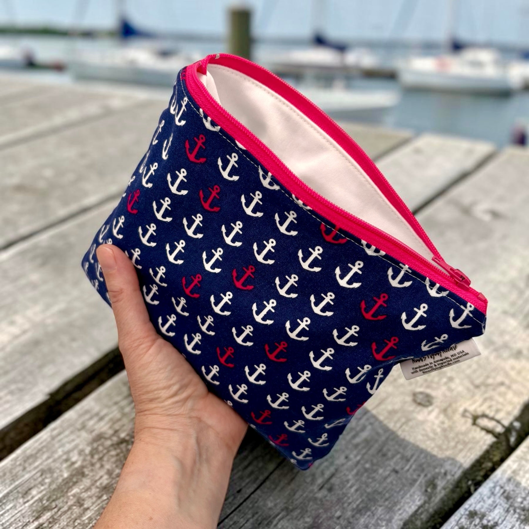 Sandwich Sized Reusable Zippered Bag Anchors