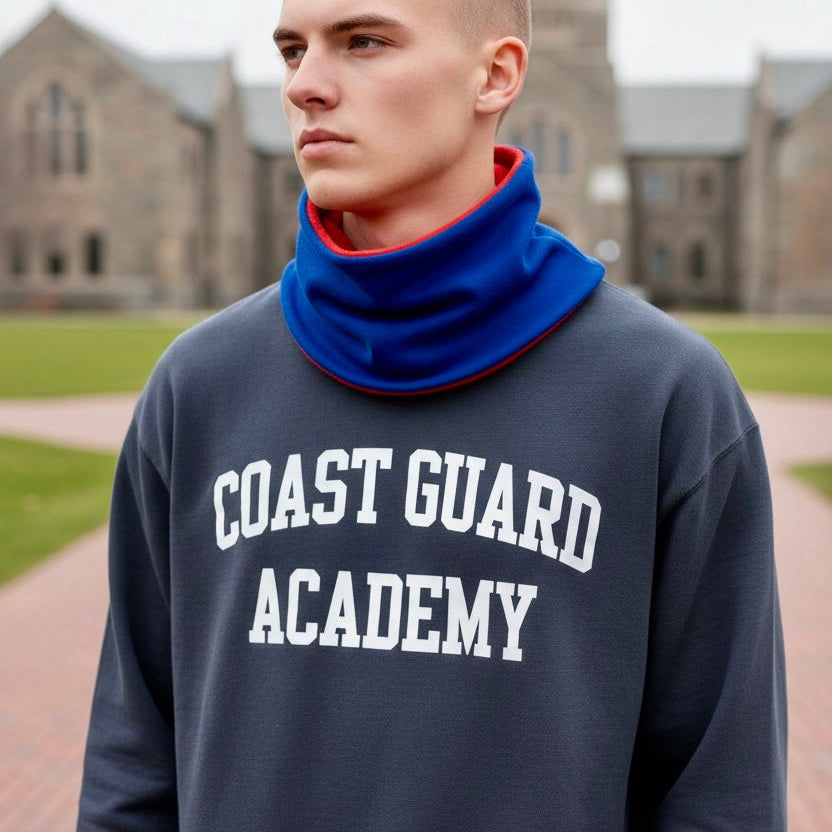 Adult Handmade Neck Warmer Solid Royal Blue