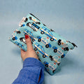 Snack Sized Reusable Zippered Bag Police Cars