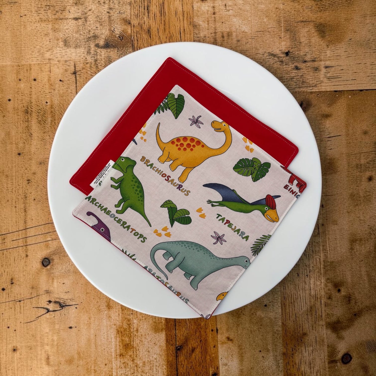 Reusable Napkins - Dinosaurs