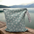 Large Wet Bag with Handle Sailboats and Anchors