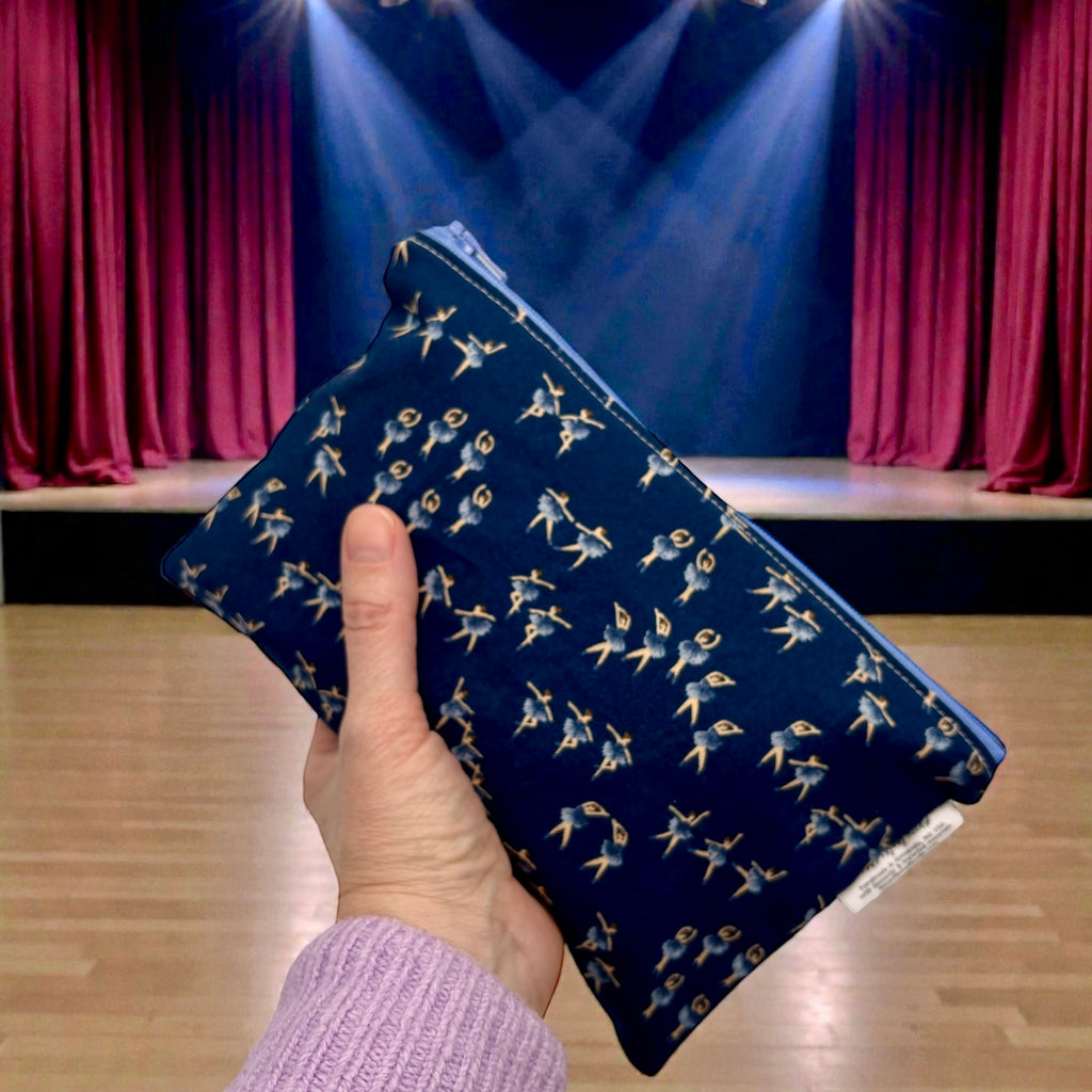 Snack Sized Reusable Zippered Bag Ballerinas