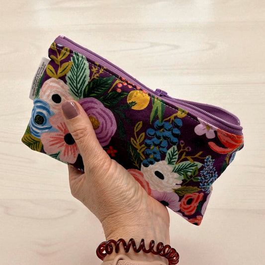 Knick Knack Sized Reusable Zippered Bag Rifle Paper Co Purple