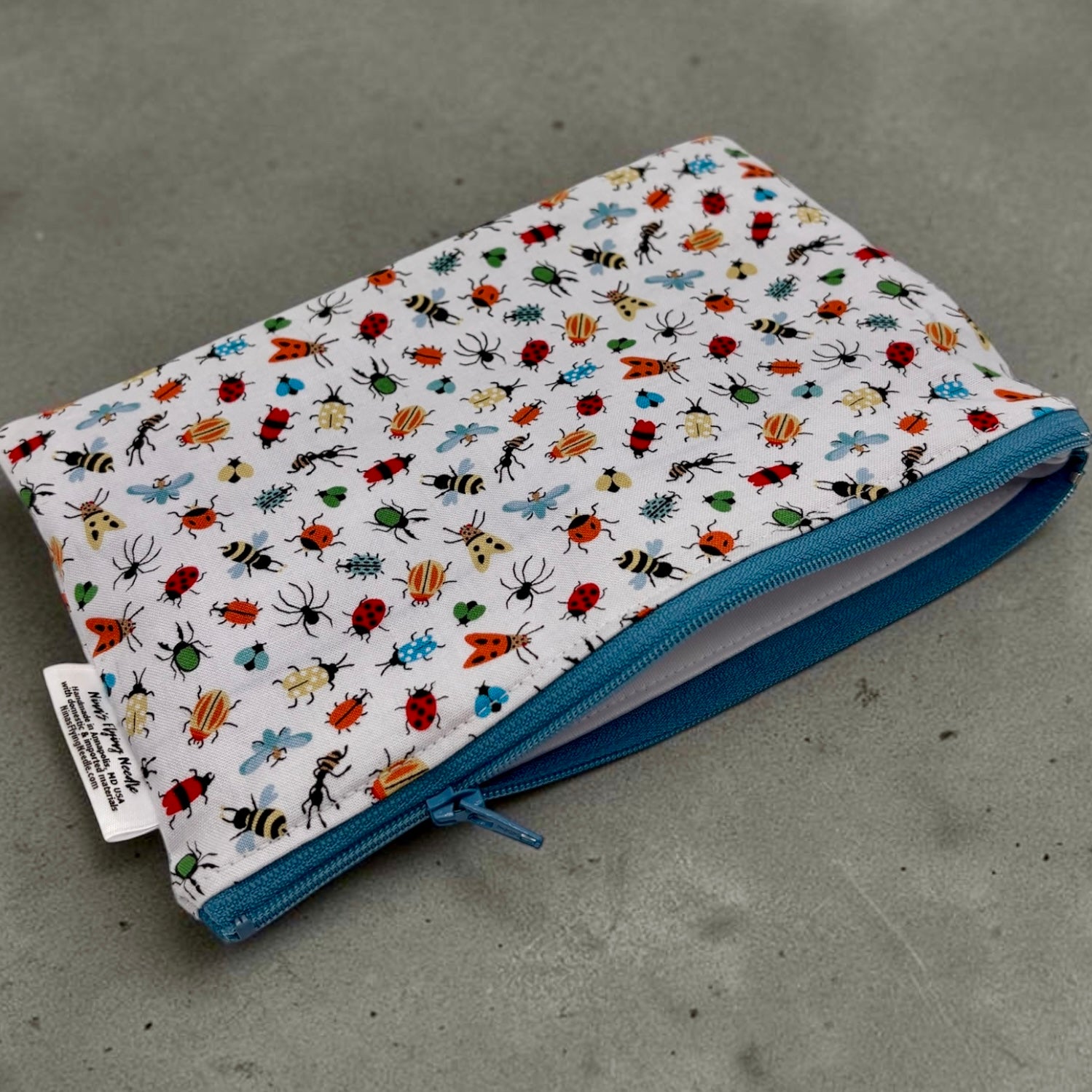 Snack Sized Reusable Zippered Bag Bugs