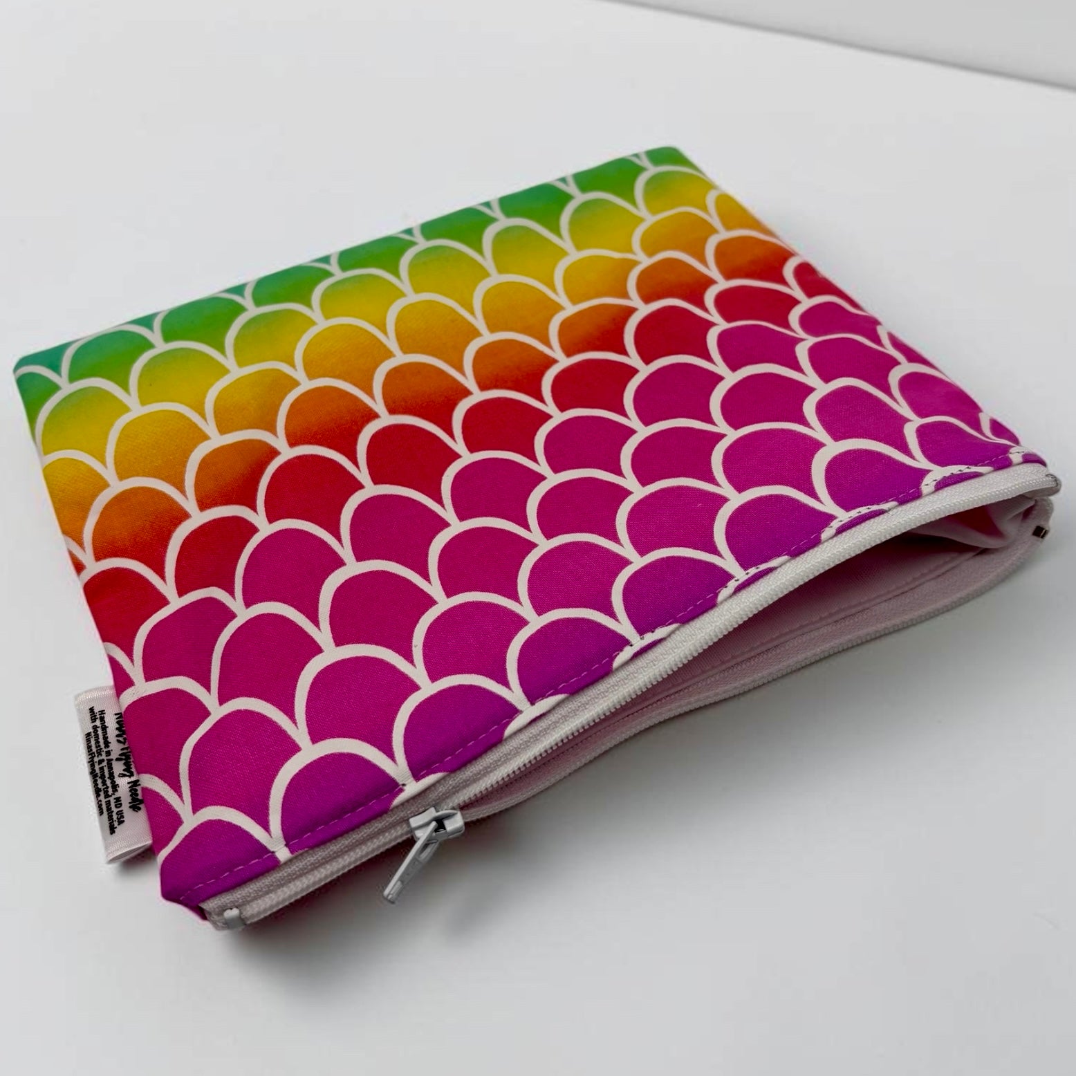 Sandwich Sized Reusable Zippered Bag Scales Ombre