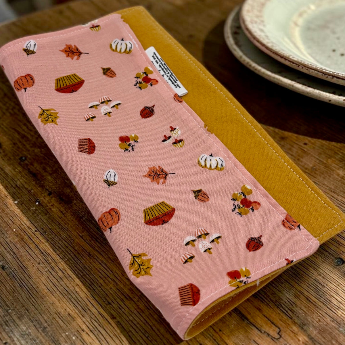 Reusable Napkins - Pumpkin Pie Fall