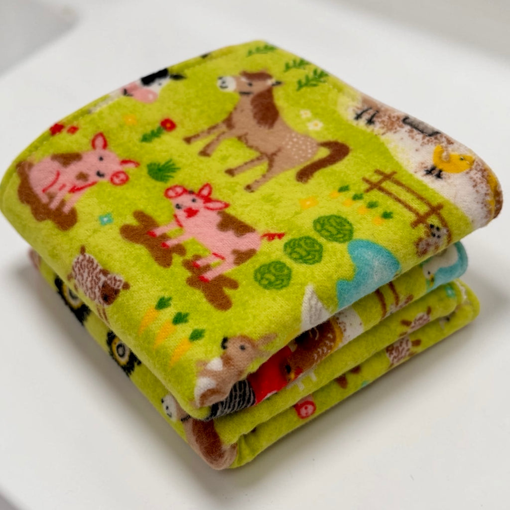 Wash Cloth - Regular - Farm Animals