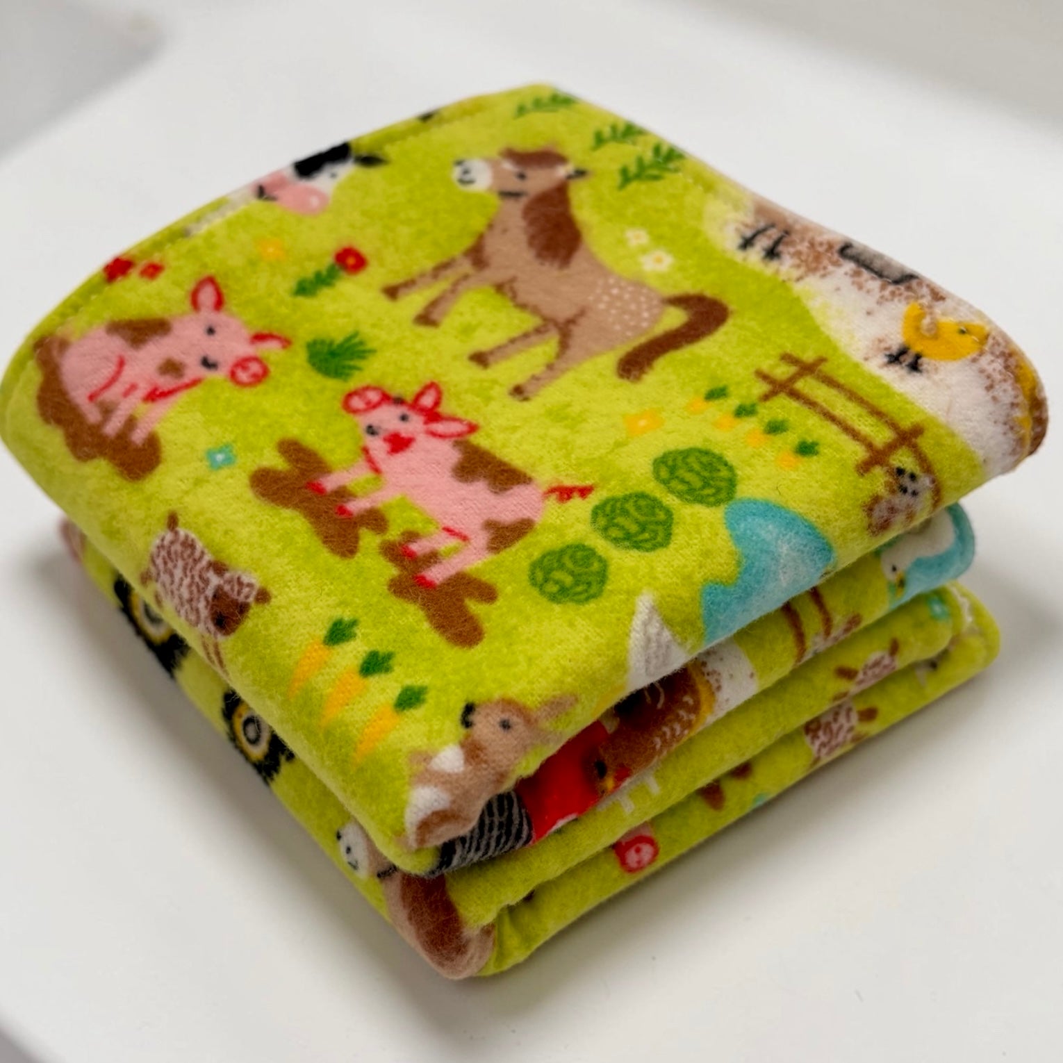 Wash Cloth - Regular - Farm Animals