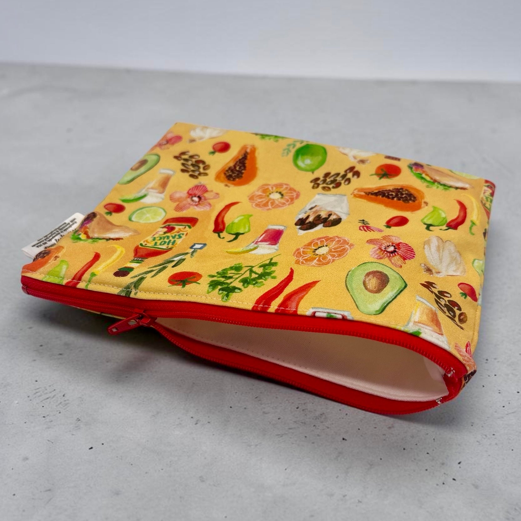 Sandwich Sized Reusable Zippered Bag Tacos