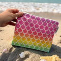 Sandwich Sized Reusable Zippered Bag Scales Ombre