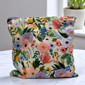 Gallon Sized Reusable Zippered Bag Floral Pastels