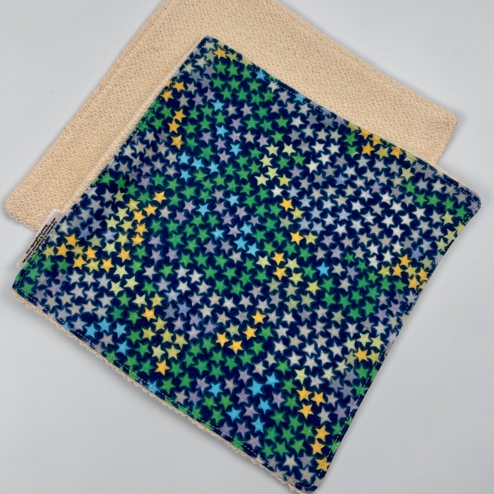 Wash Cloth - Regular - Stars in Blue