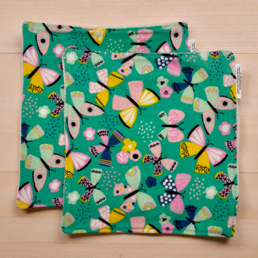 Wash Cloth - Regular - Butterflies